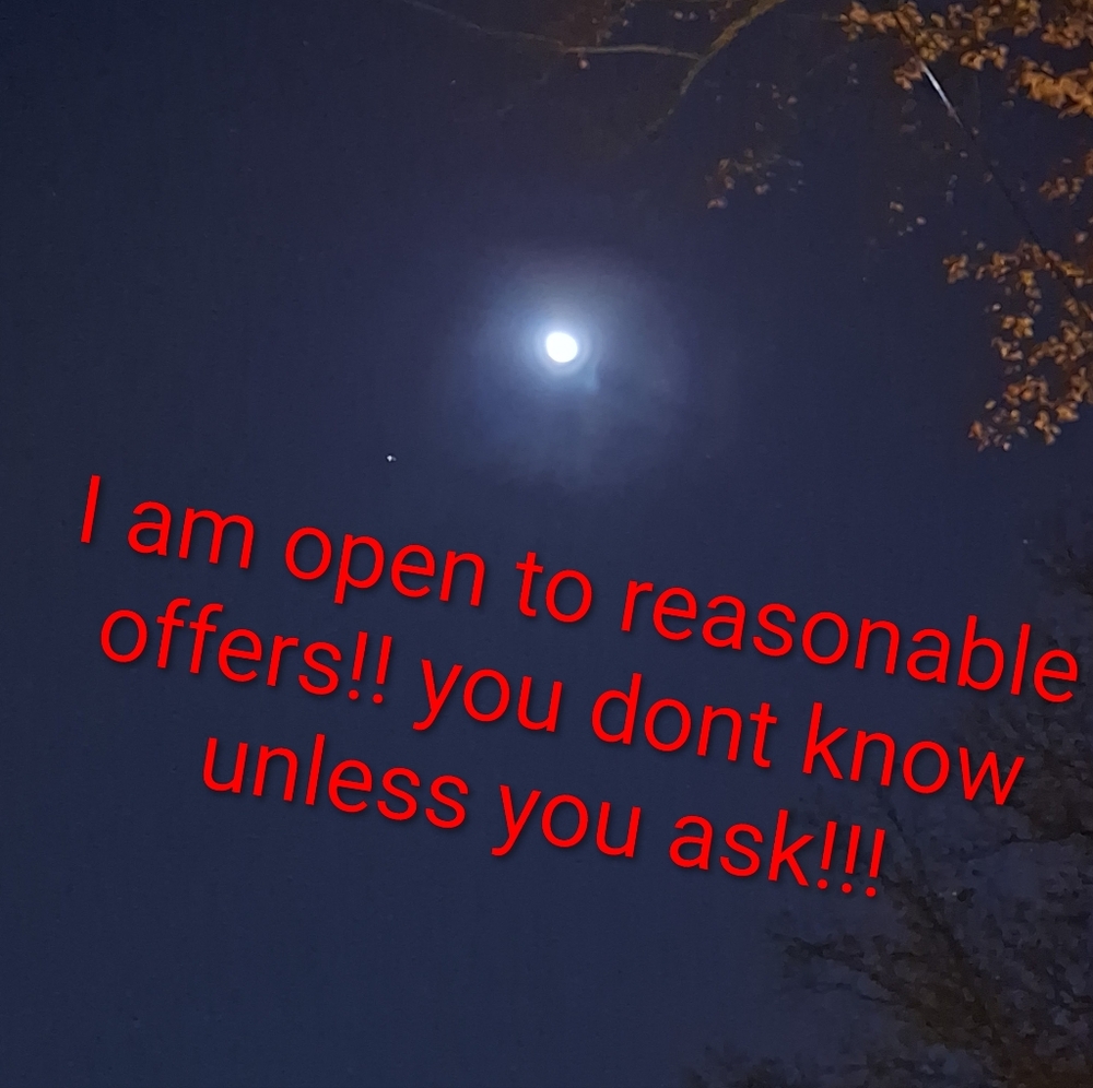 Moonlit Night Sky Photo